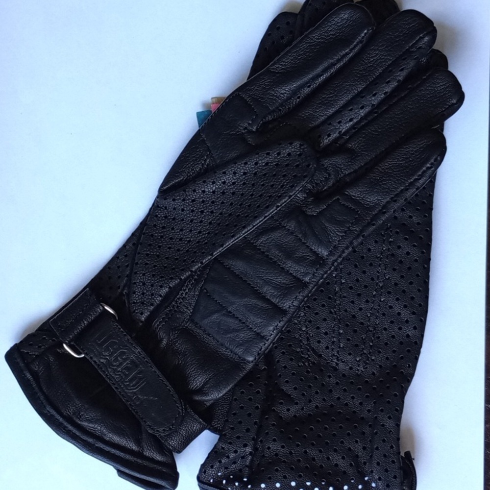 Hugger Leather Womens Weather Lite  Riding Casual Breathable Gloves XS New - Picture 3 of 7